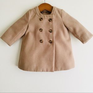 GAP Baby Girl Camel Peacoat 6-12M